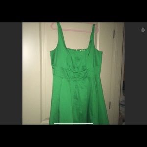 REPOST - Green sleeves dress